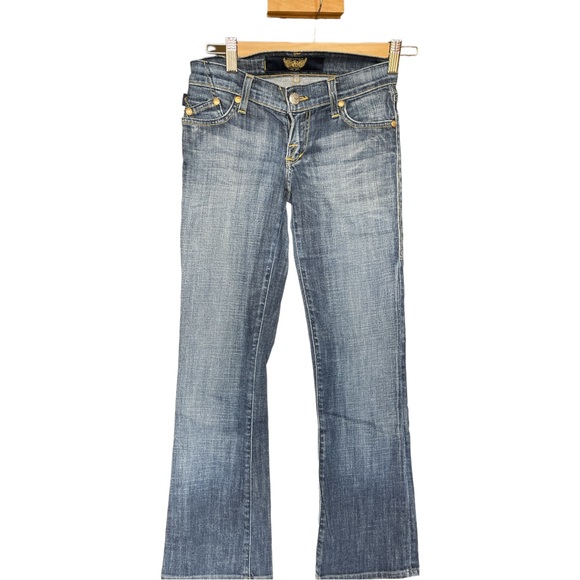 Rock & Republic womens size 24 jeans in EUC beautiful back pocket design - Picture 1 of 6